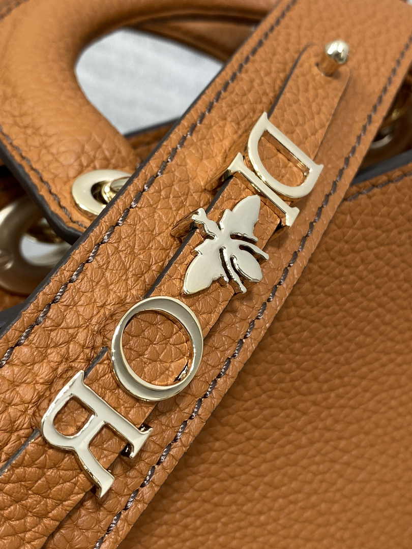 Dior Small Lady D-Sire My ABCDior Bag M1150 Brown Bull Leather - Default Title - View 8