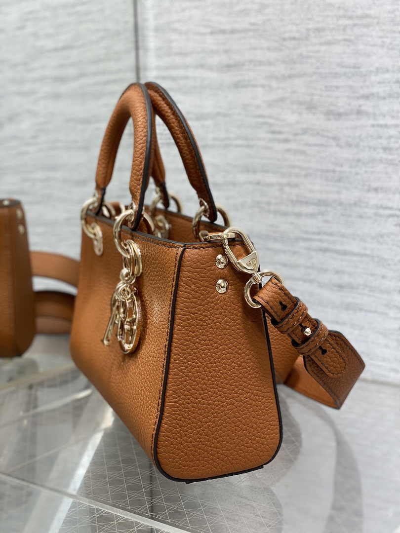 Dior Small Lady D-Sire My ABCDior Bag M1150 Brown Bull Leather - Default Title - View 4