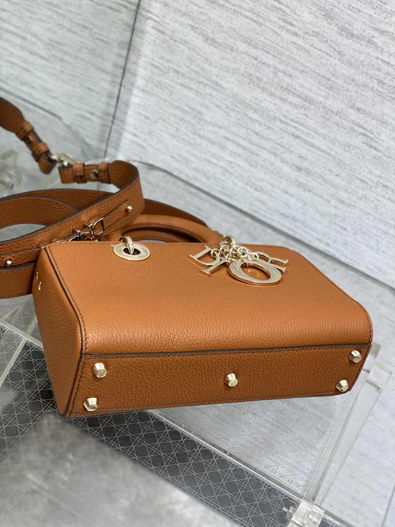 Dior Small Lady D-Sire My ABCDior Bag M1150 Brown Bull Leather - Default Title - View 5