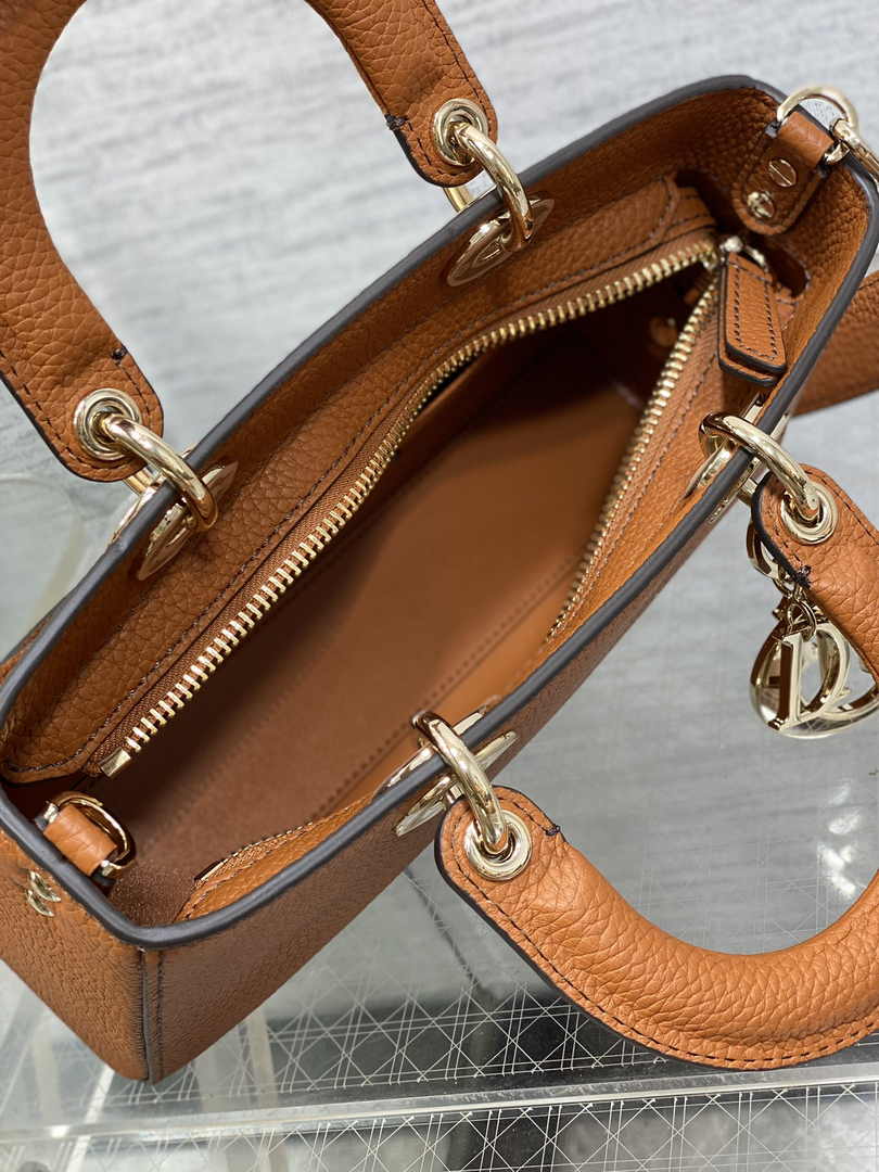 Dior Small Lady D-Sire My ABCDior Bag M1150 Brown Bull Leather - Default Title - View 6