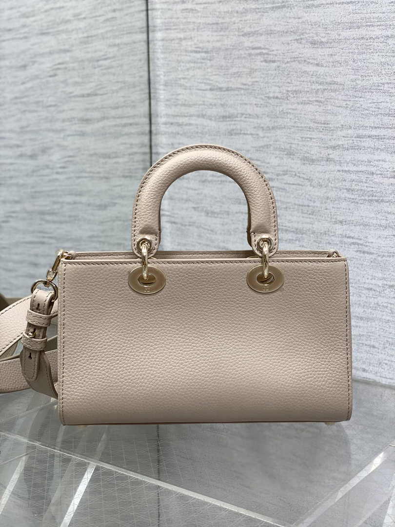 Dior Small Lady D-Sire My ABCDior Bag M1150 Powder Beige Bull Leather - Default Title - View 3