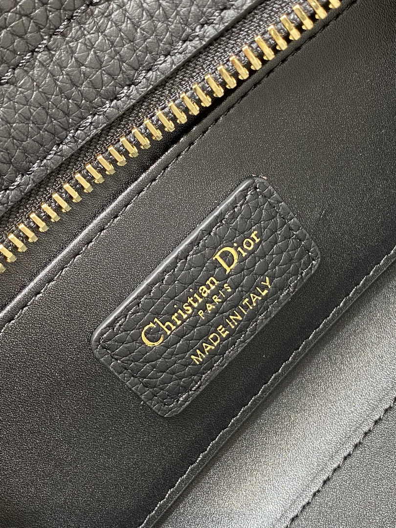 Dior Small Lady D-Sire My ABCDior Bag M1150 Black Bull Leather - Default Title - View 7