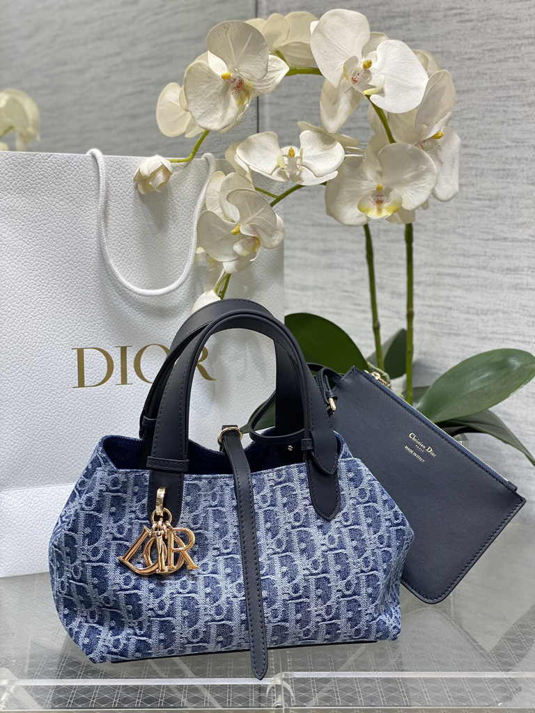 Small Dior Toujours Bag M2822 Blue - Default Title - View 1