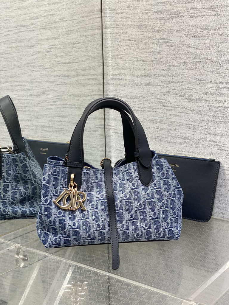 Small Dior Toujours Bag M2822 Blue - Default Title - View 2
