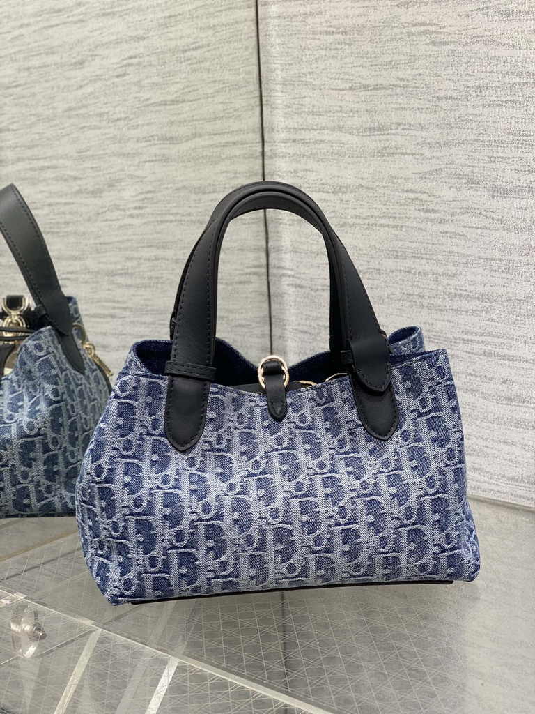 Small Dior Toujours Bag M2822 Blue - Default Title - View 3