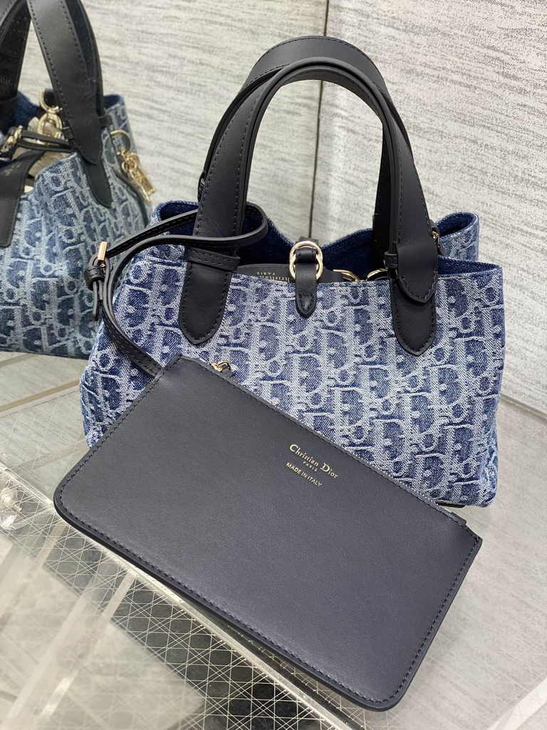 Small Dior Toujours Bag M2822 Blue - Default Title - View 5