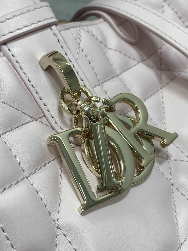Medium Dior Toujours Bag M2821 Pink Macrocannage Calfskin