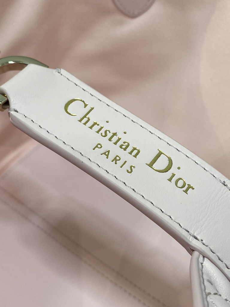 Small Dior Toujours Bag M2822 Pink Macrocannage Crinkled Calfskin - Default Title - View 5