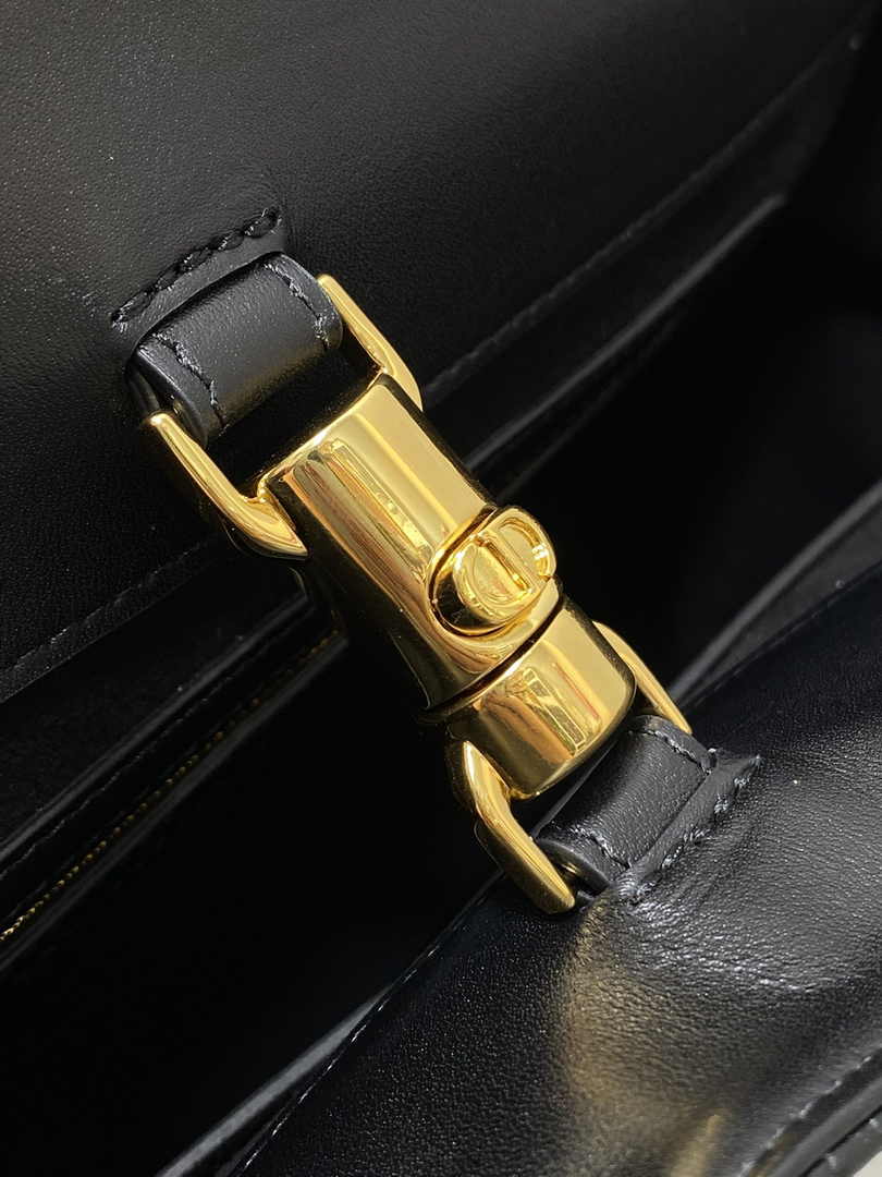 Dior Toujours Bag Black Macrocannage Calfskin - Default Title - View 9