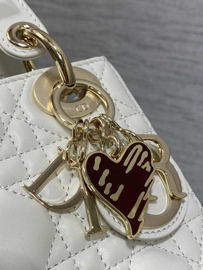 Dioramour Mini Lady Dior Bag M0505 Latte Cannage Lambskin - Default Title - View 4