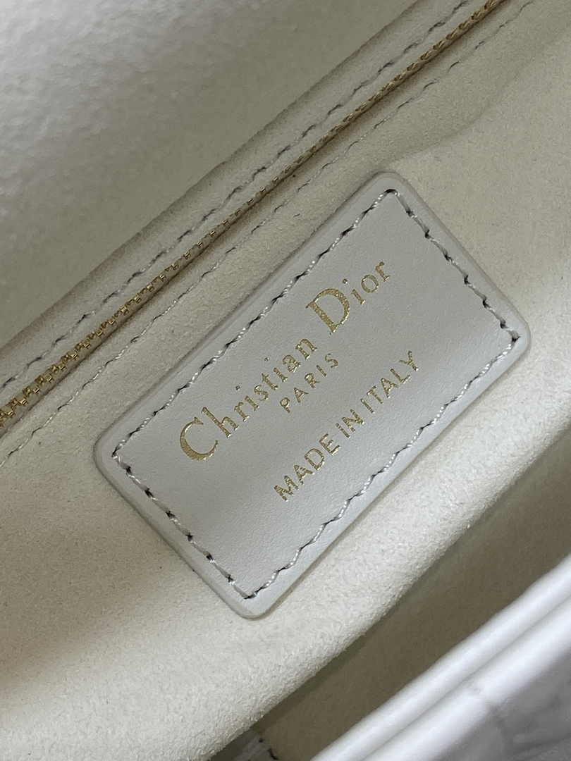 Dioramour Mini Lady Dior Bag M0505 Latte Cannage Lambskin - Default Title - View 10