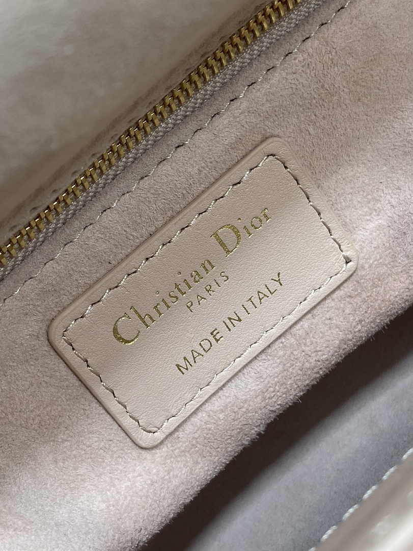 Mini Lady Dior Bag Pink Cannage Lambskin M0505 - Default Title - View 7