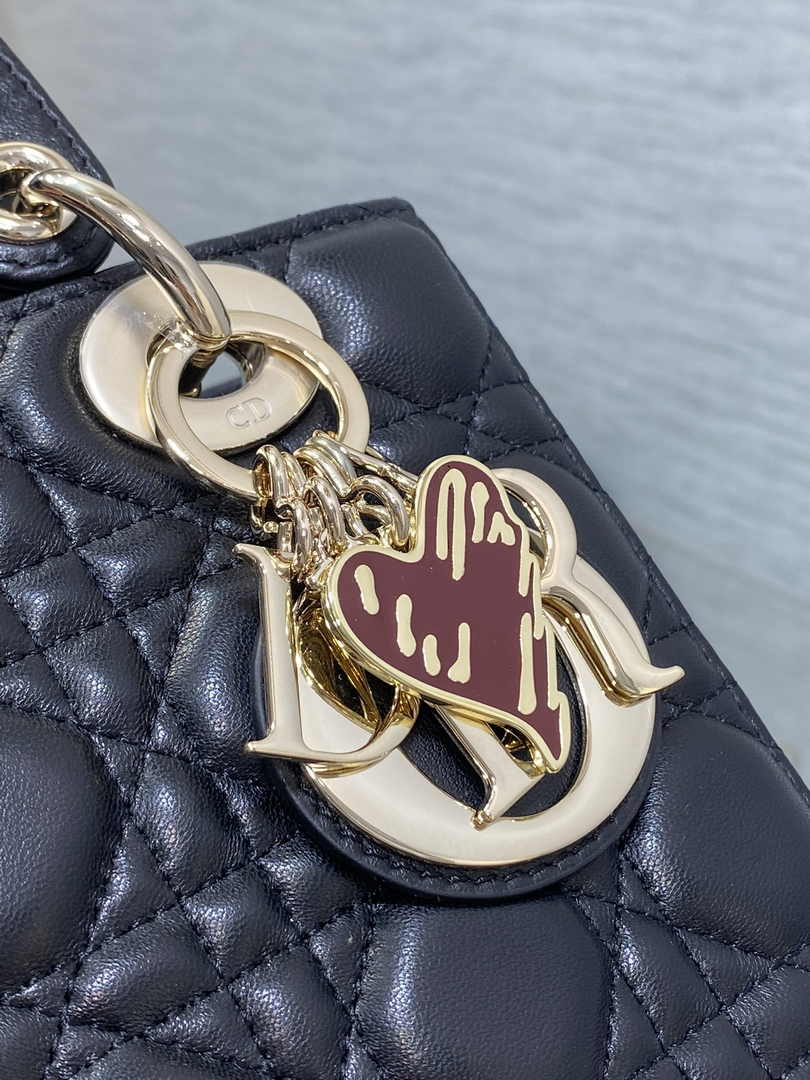 Dioramour Small Lady Dior Bag M0531 Black Cannage Lambskin - Default Title - View 4