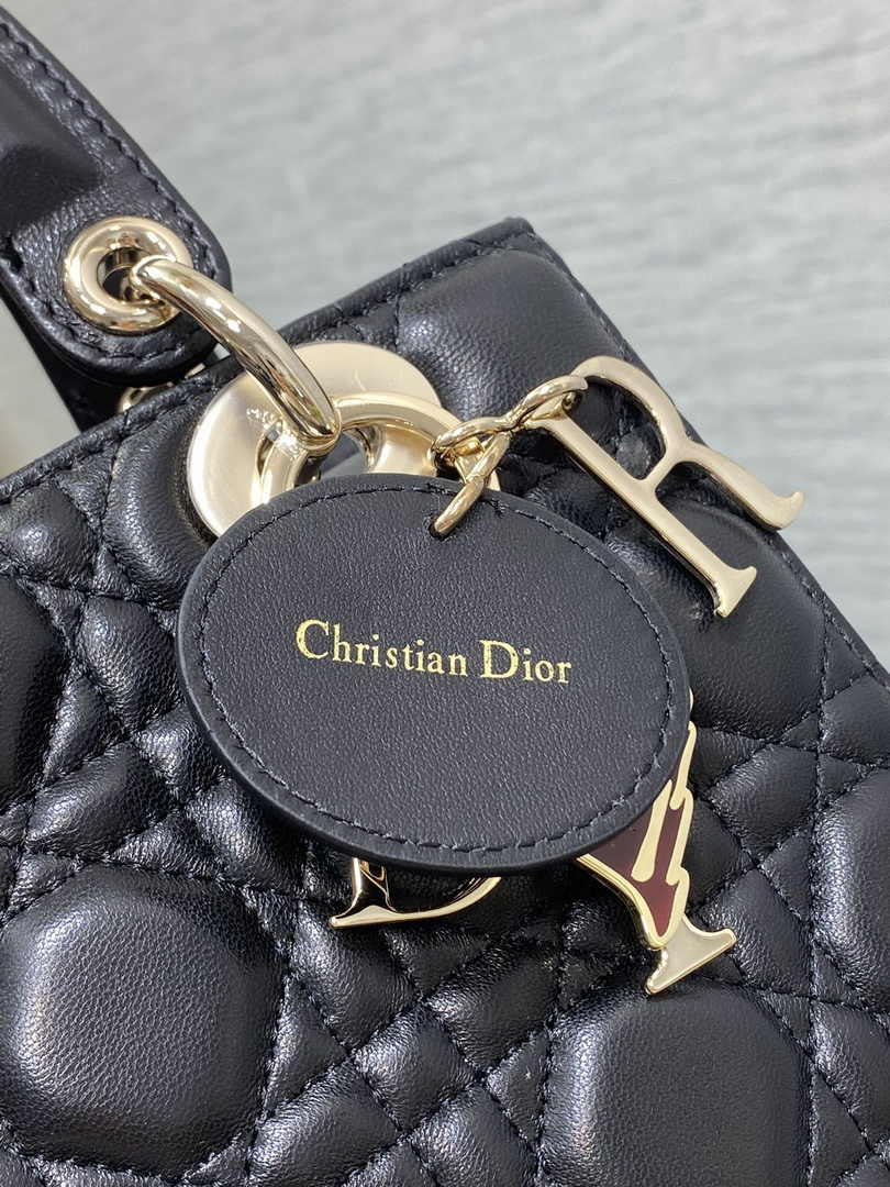 Dioramour Small Lady Dior Bag M0531 Black Cannage Lambskin - Default Title - View 5