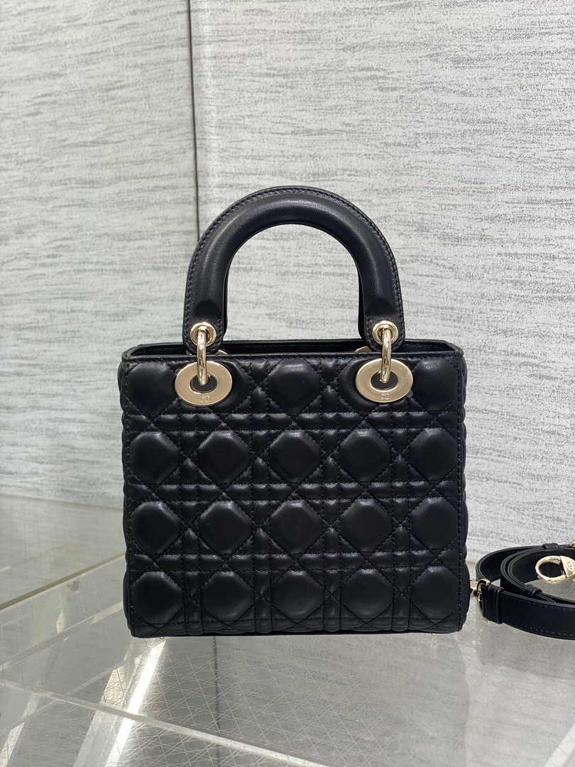 Dioramour Small Lady Dior Bag M0531 Black Cannage Lambskin - Default Title - View 6