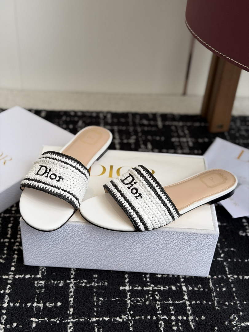 Dioriviera Dior Woven Slide for Women KCO6551
