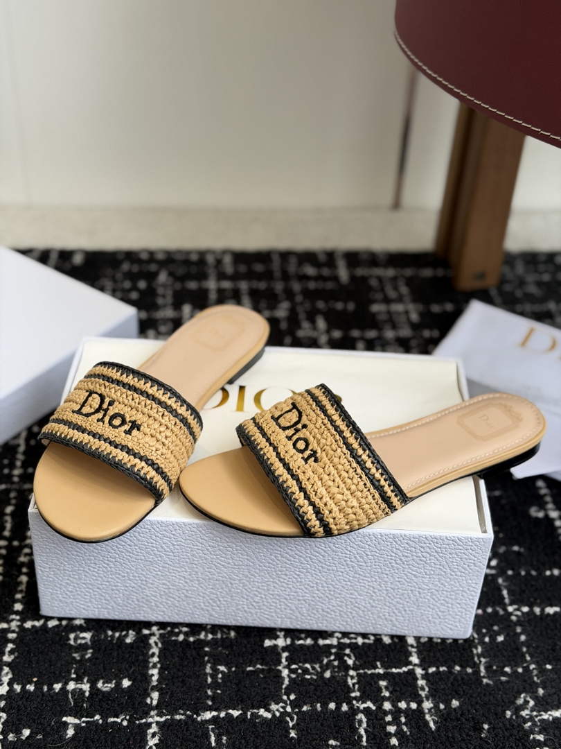 Dioriviera Dior Woven Slide for Women KCO6553