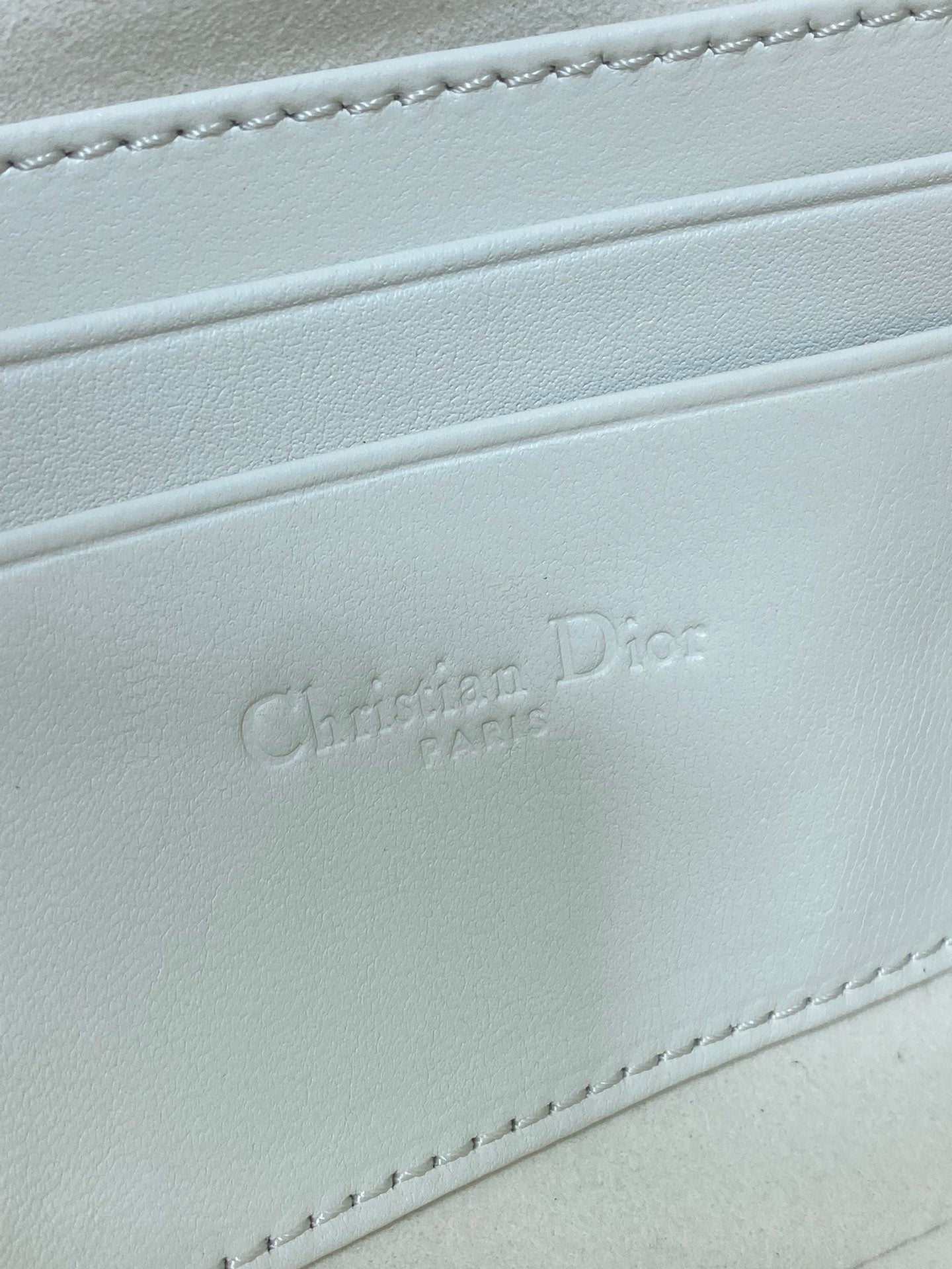 Diorstar Hobo Bag with Chain -S3202 - Beige Macrocannage Lambskin - Default Title - View 10