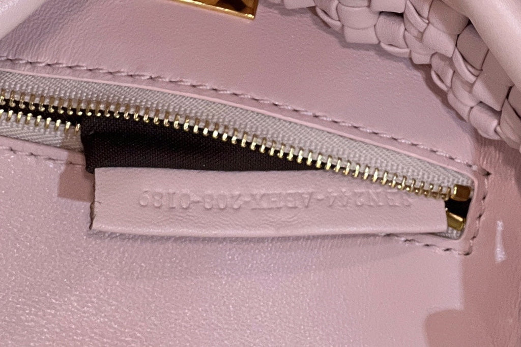 Fendi Peekaboo 8BN244 Mini bag Leather Pink - 18 cm × 11 cm × 23 cm / Pink - View 4