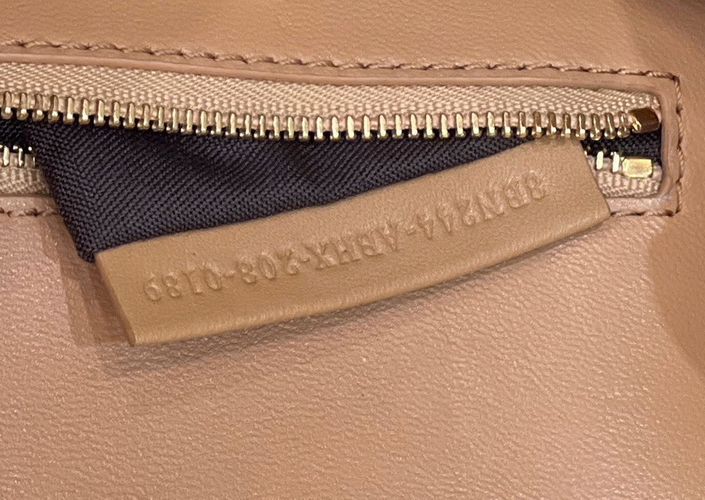 Fendi Peekaboo 8BN244 Mini bag Leather Dark Beige - 18 cm × 11 cm × 23 cm / Dark Beige - View 7
