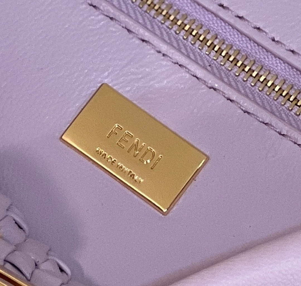 Fendi Peekaboo 8BN244 Mini bag Leather Purple - 18 cm × 11 cm × 23 cm / Purple - View 6
