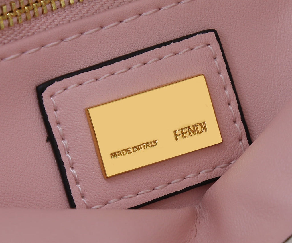 Fendi 8BN244 Peekaboo Mini Selleria Bag Beige - 18 cm × 11 cm × 23 cm / Beige - View 8