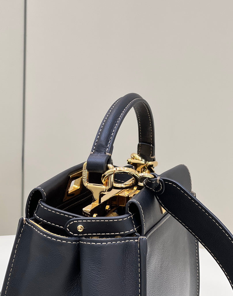 Fendi 8BN244 Peekaboo Mini Black leather bag 2125CS - Default Title - View 2