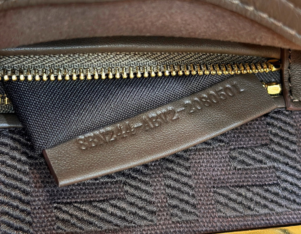 Fendi 8BN244 Peekaboo Mini Gray leather bag 2125CS - Default Title - View 8