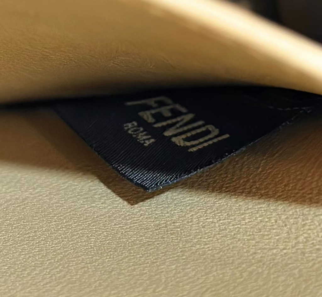 Fendi 8BN327 Peekaboo ISeeU Petite Small Bag Brown Camellia leather - Default Title - View 8
