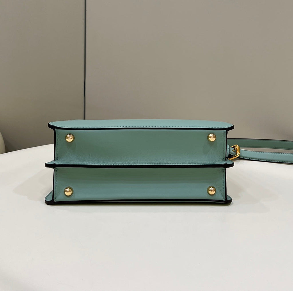 Fendi 8BN327 Peekaboo Iseeu Small Bag Green - 21 cm × 11 cm × 27 cm / Green - View 5