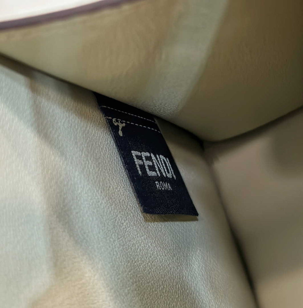 Fendi 8BN335 Peekaboo ISeeU Petite Padded Nappa Leather Bag Beige Green - Default Title - View 7
