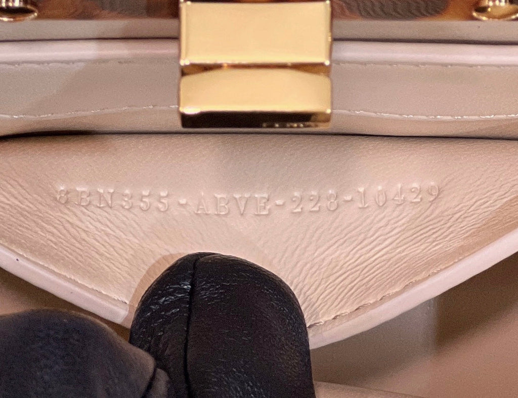 Fendi 8BN335 Peekaboo ISeeU Petite Padded Nappa Leather Bag Dark Beige - Default Title - View 7
