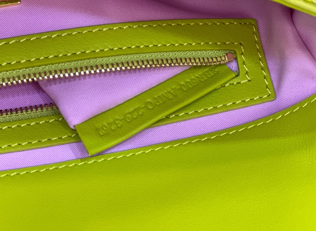 Fendi 8BR600 Baguette Bag embroidered with green sequins - Default Title - View 8