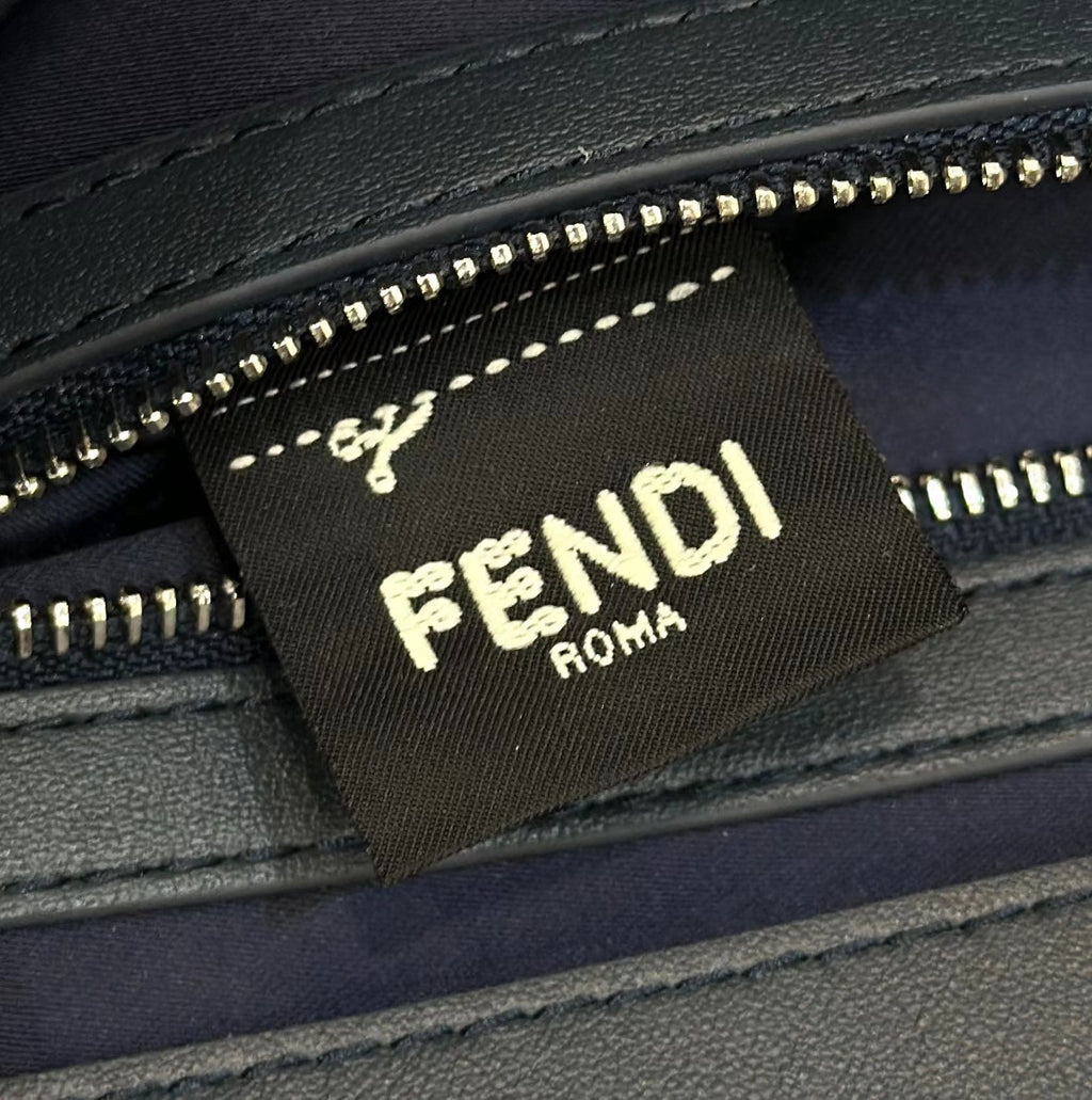 Fendi Baguette Bag 8BR600 Dark and mid blue sequin bag - Default Title - View 5