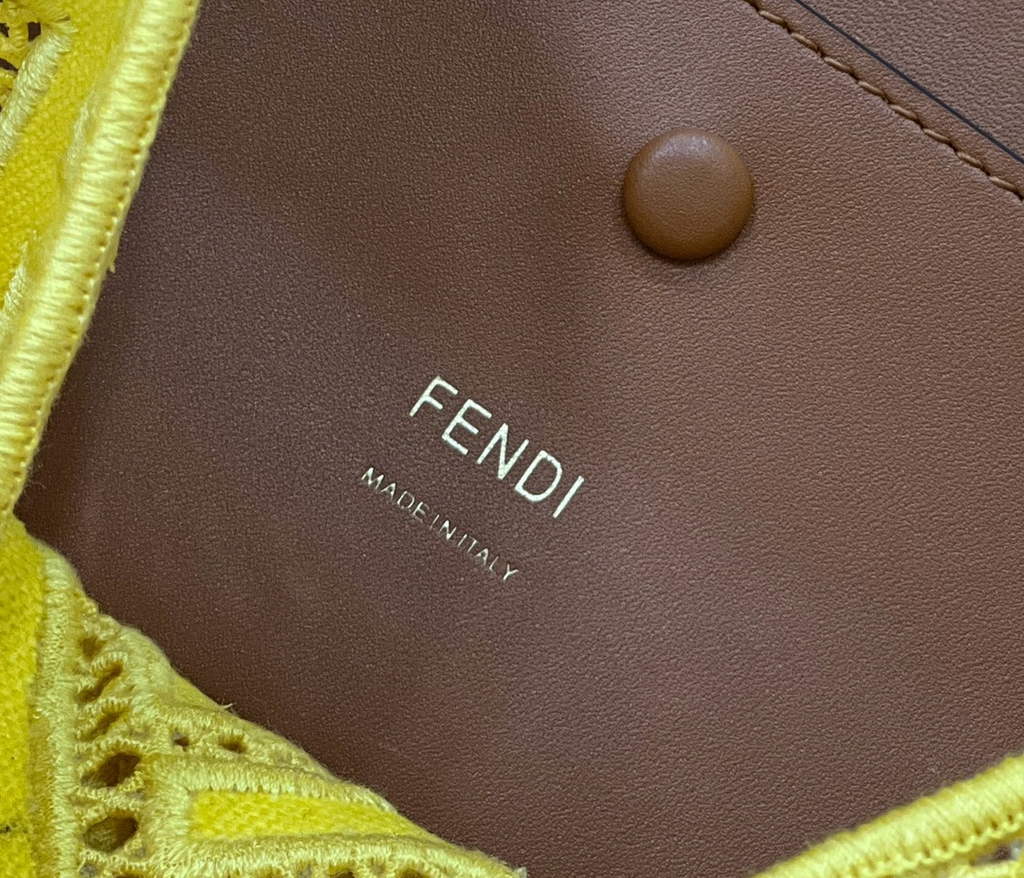 Fendi 8BR600 Baguette Jacquard FF bag Yellow - Default Title - View 8