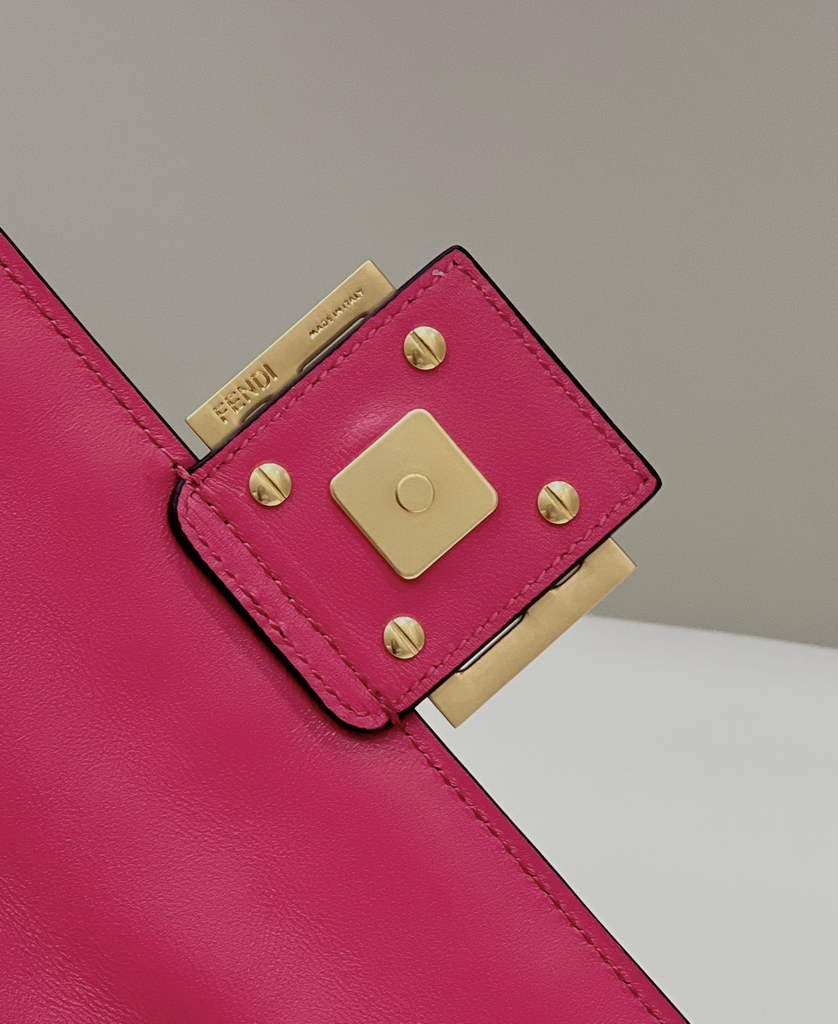 Fendi 8BR600 Baguette Plum leather bag - Default Title - View 5