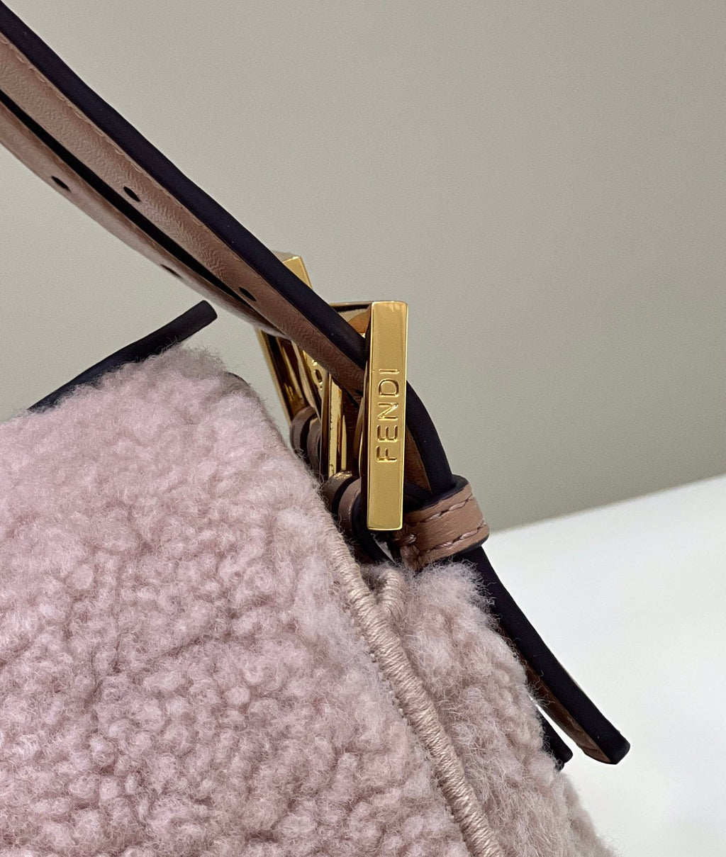 Fendi 8BR600 Baguette leather bag Pink - Default Title - View 5