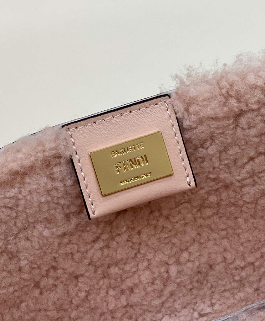 Fendi 8BR600 Baguette leather bag Pink - Default Title - View 7