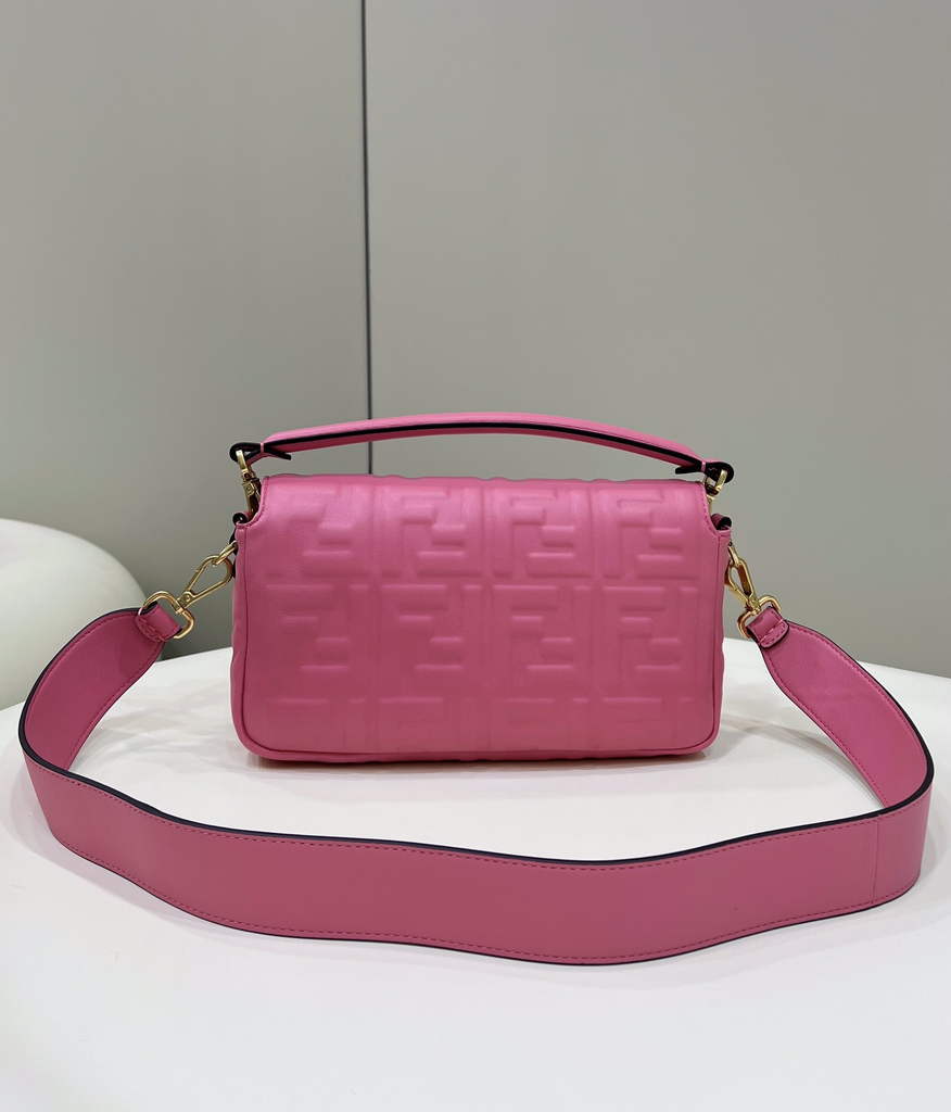 Fendi 8BR600 Baguette Red nappa leather bag - Default Title - View 4