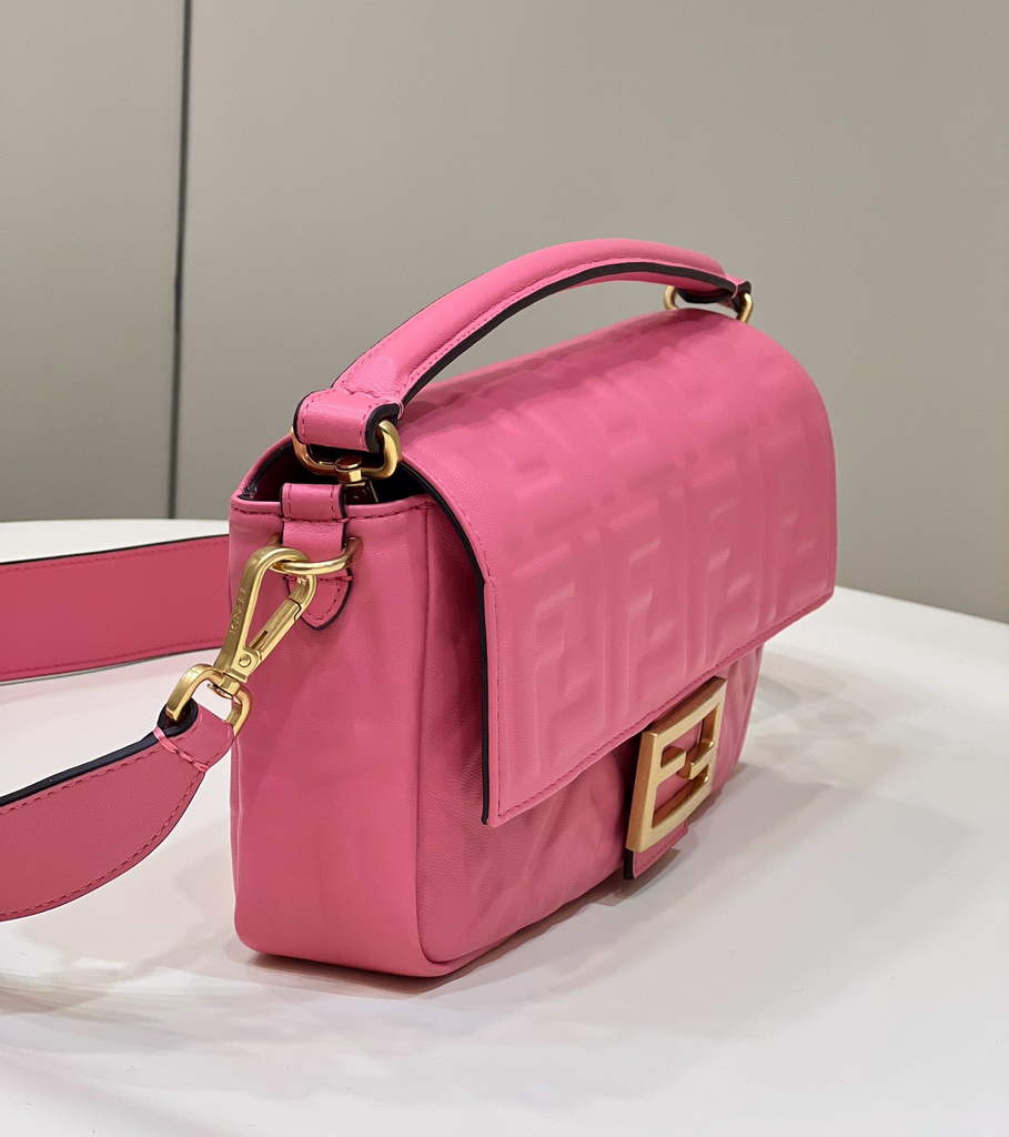 Fendi 8BR600 Baguette Red nappa leather bag - Default Title - View 5