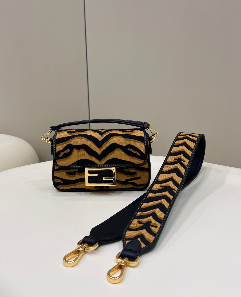 Fendi 8BS017 Baguette Mini Bag from the Spring Festival Capsule Collection - Default Title - View 1