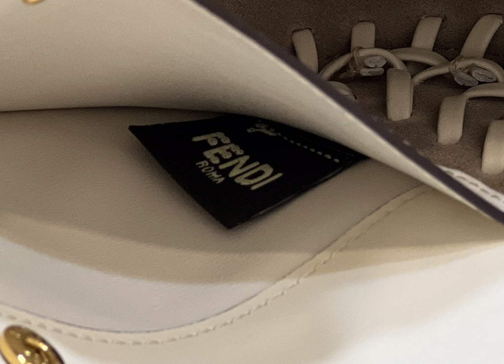 Fendi 8BR600 Baguette White leather bag - Default Title - View 9