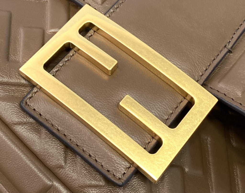 Fendi 8BR771 Baguette Large Brown leather bag - Default Title - View 5