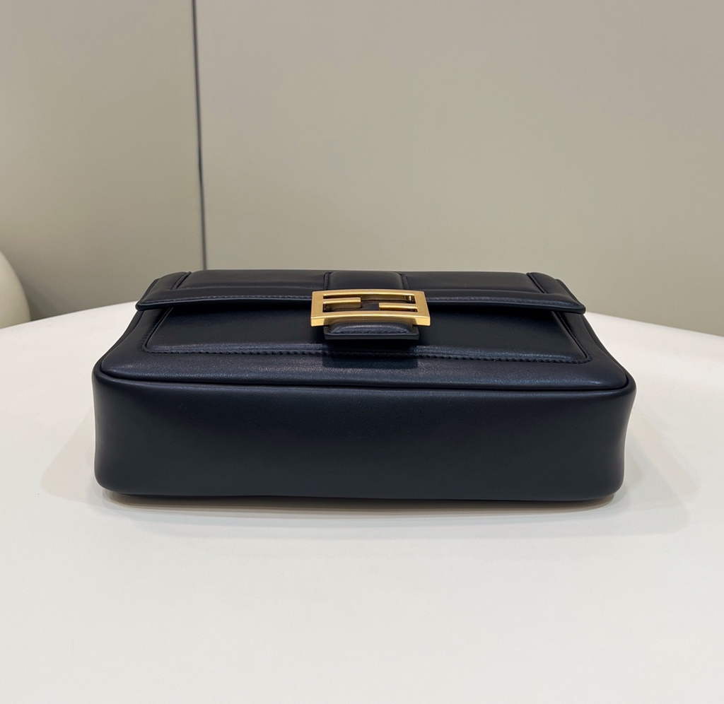 Fendi 8BR783 Baguette Chain Black nappa leather bag - Default Title - View 5
