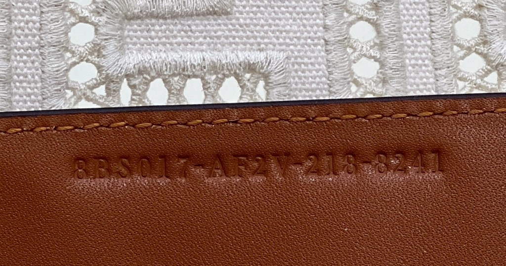 Fendi 8BS017 Baguette Mini Jacquard FF bag in White - Default Title - View 8