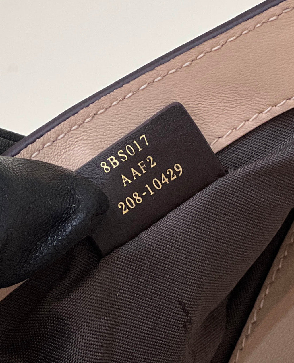 Fendi 8BS017 Baguette Mini leather bag dark beige - Default Title - View 8