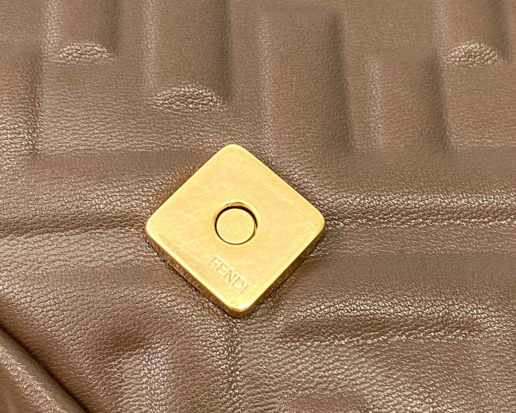 Fendi 8BS017 Baguette Mini Brown leather bag - Default Title - View 6