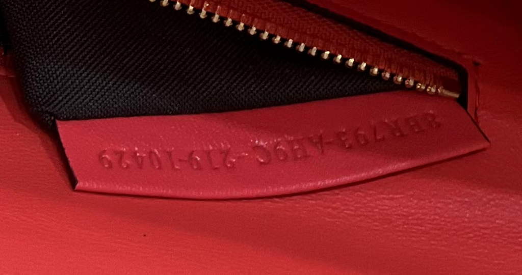 Fendi 8BS017 Baguette Mini Red leather bag - Default Title - View 7