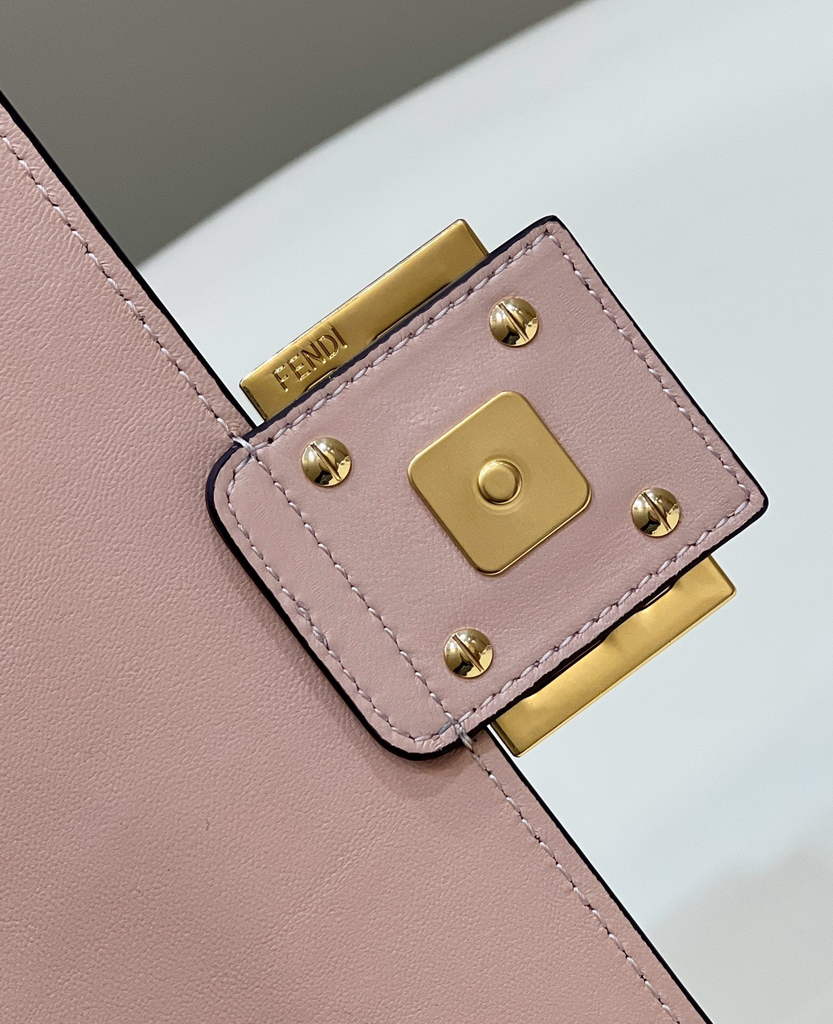 Fendi 8BS017 Baguette Mini Light Pink leather bag - Default Title - View 5