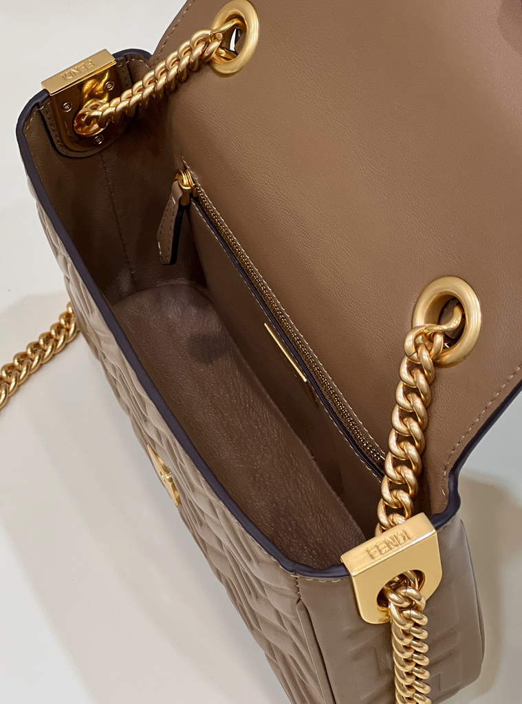 Fendi 8BS017 Baguette Mini Brown leather bag - Default Title - View 9
